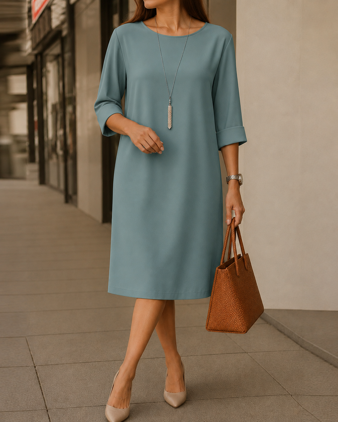 Sabine | Flowing Midi Dress