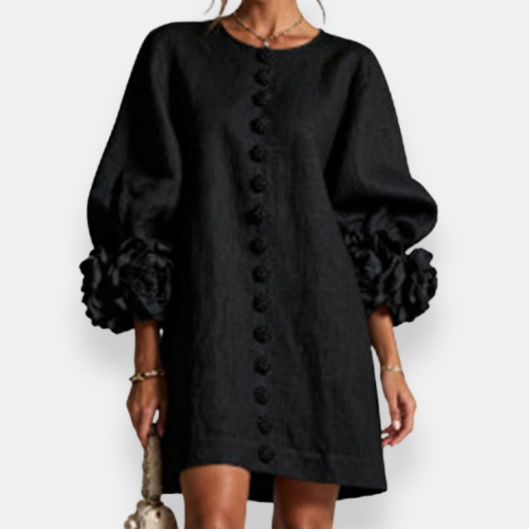 Fleur | Raised Floral Dress