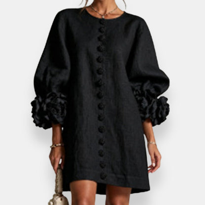 Fleur | Raised Floral Dress