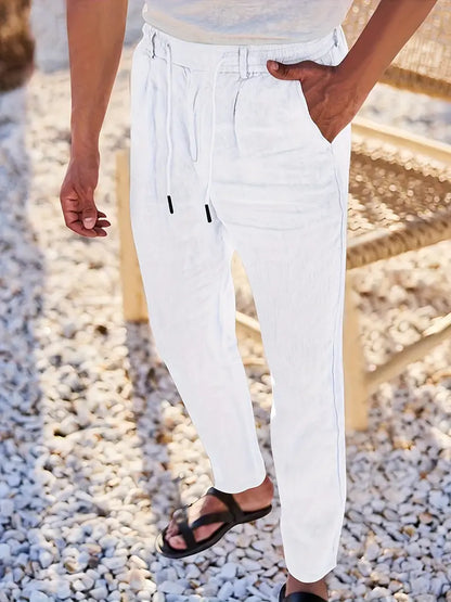 Nichols | Wide-Leg Linen Pants