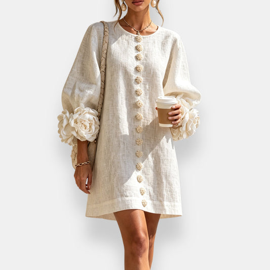 Fleur | Raised Floral Dress