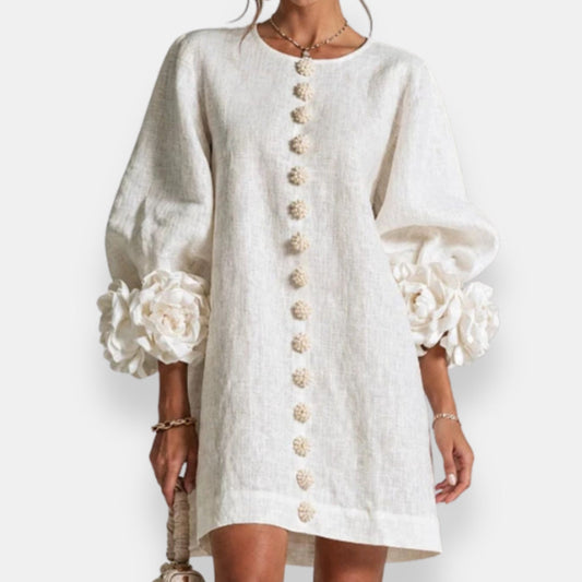 Fleur | Raised Floral Dress