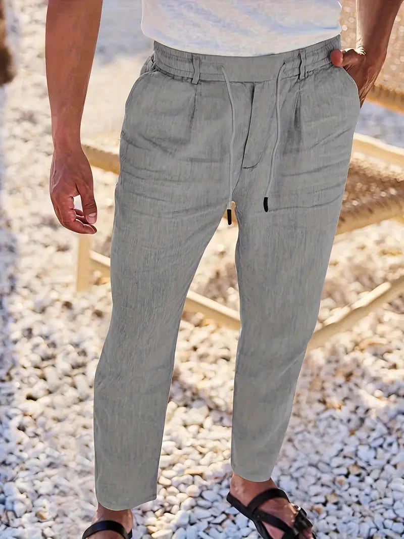 Nichols | Wide-Leg Linen Pants