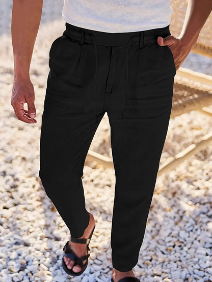 Nichols | Wide-Leg Linen Pants