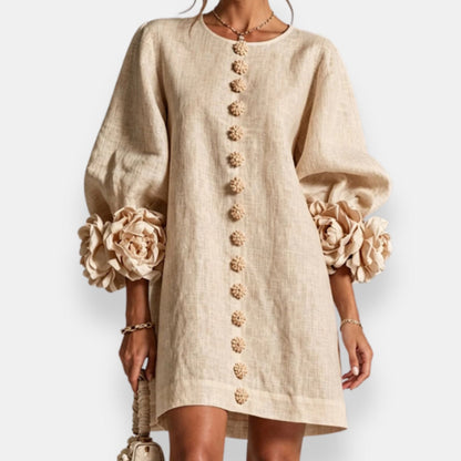 Fleur | Raised Floral Dress