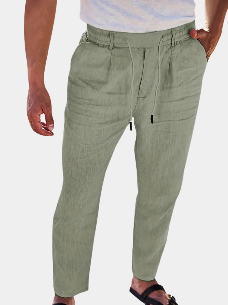 Nichols | Wide-Leg Linen Pants