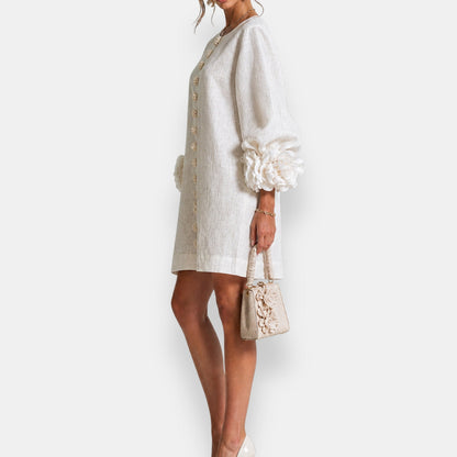 Fleur | Raised Floral Dress