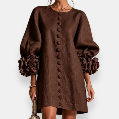 Fleur | Raised Floral Dress