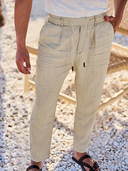 Nichols | Wide-Leg Linen Pants