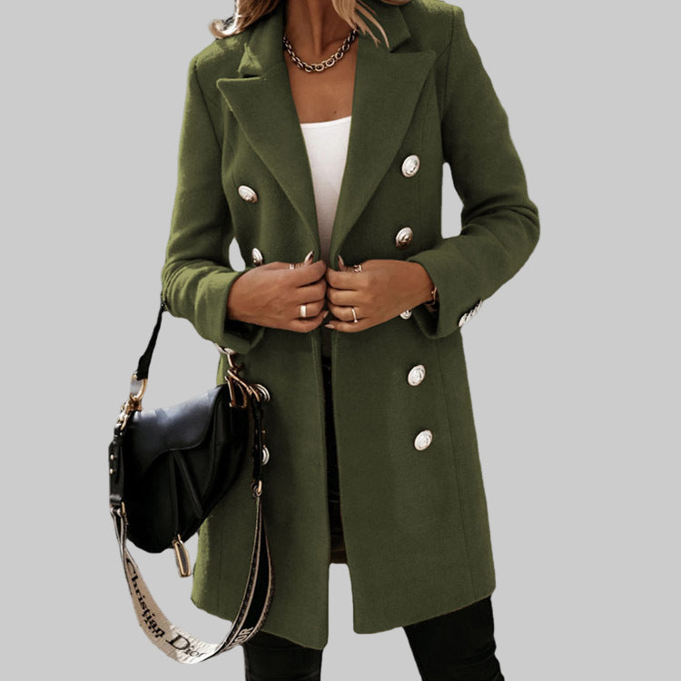 Elena | Long Wool Coat