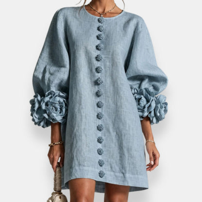 Fleur | Raised Floral Dress