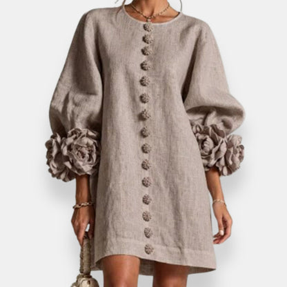 Fleur | Raised Floral Dress