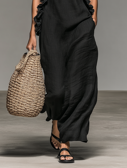 Lua | Long Dress with Pockets