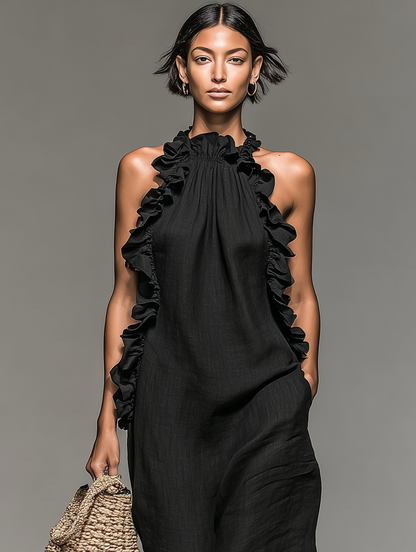 Lua | Long Dress with Pockets