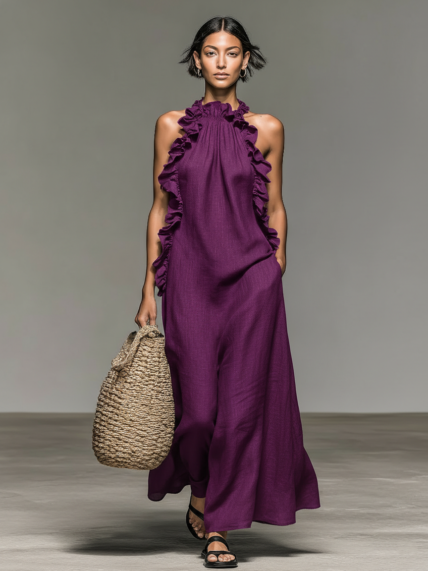 Lua | Long Dress with Pockets