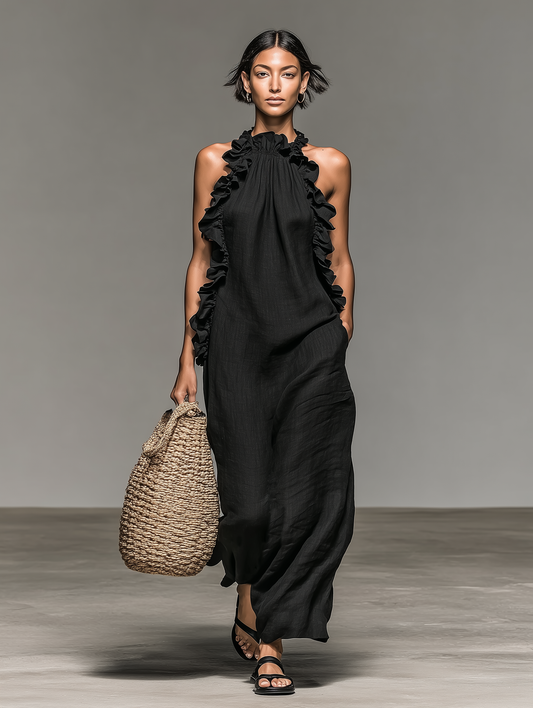 Lua | Long Dress with Pockets