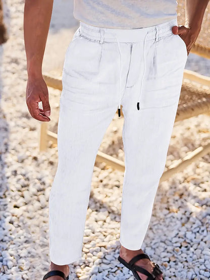 Nichols | Wide-Leg Linen Pants