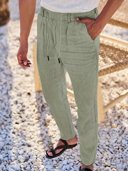 Nichols | Wide-Leg Linen Pants