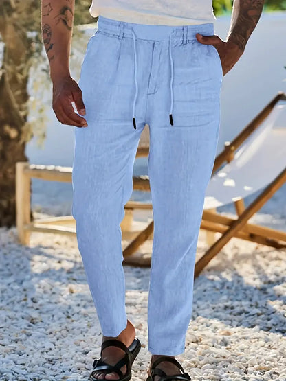 Nichols | Wide-Leg Linen Pants