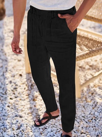 Nichols | Wide-Leg Linen Pants