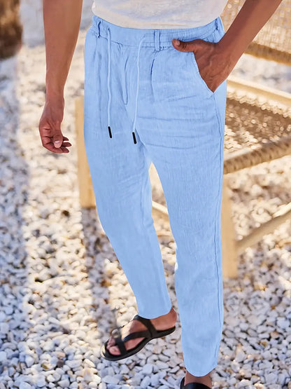 Nichols | Wide-Leg Linen Pants