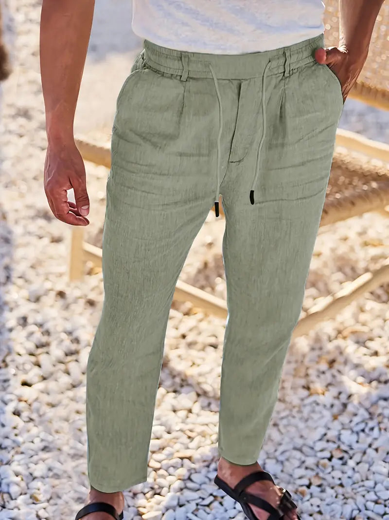 Nichols | Wide-Leg Linen Pants